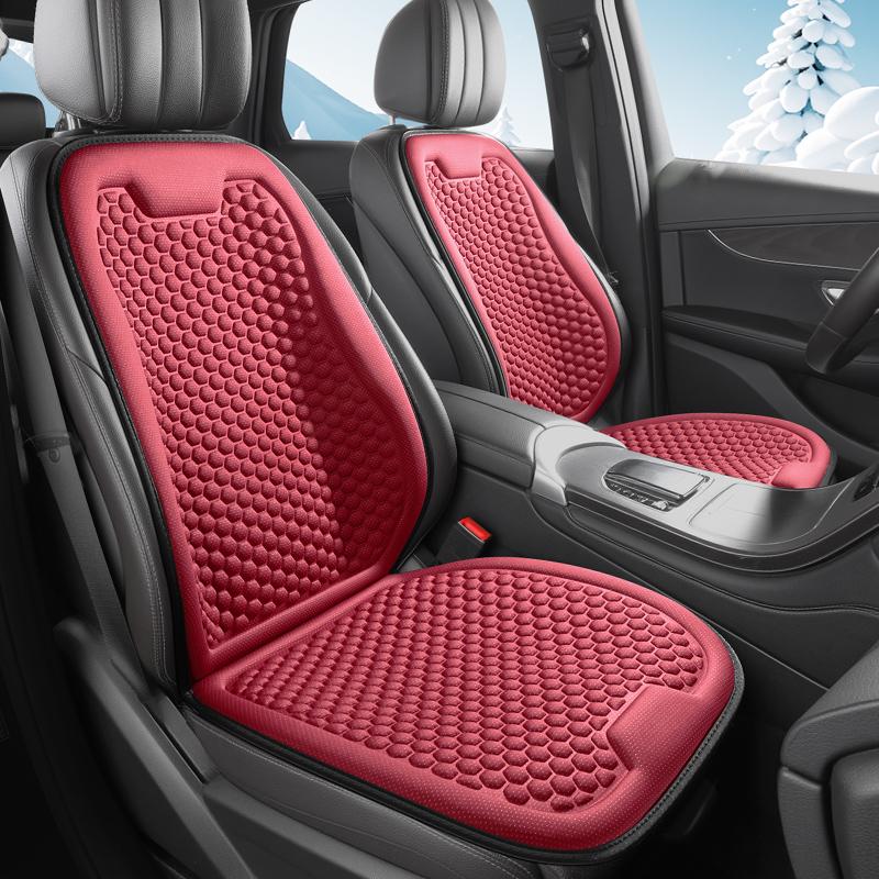 Дышащие и комфортные подушки на сиденья автомобиля из ткани CoolFeel с дизайном 3D-сферы - Всесезонные, универсальный размер для большинства автомобилей