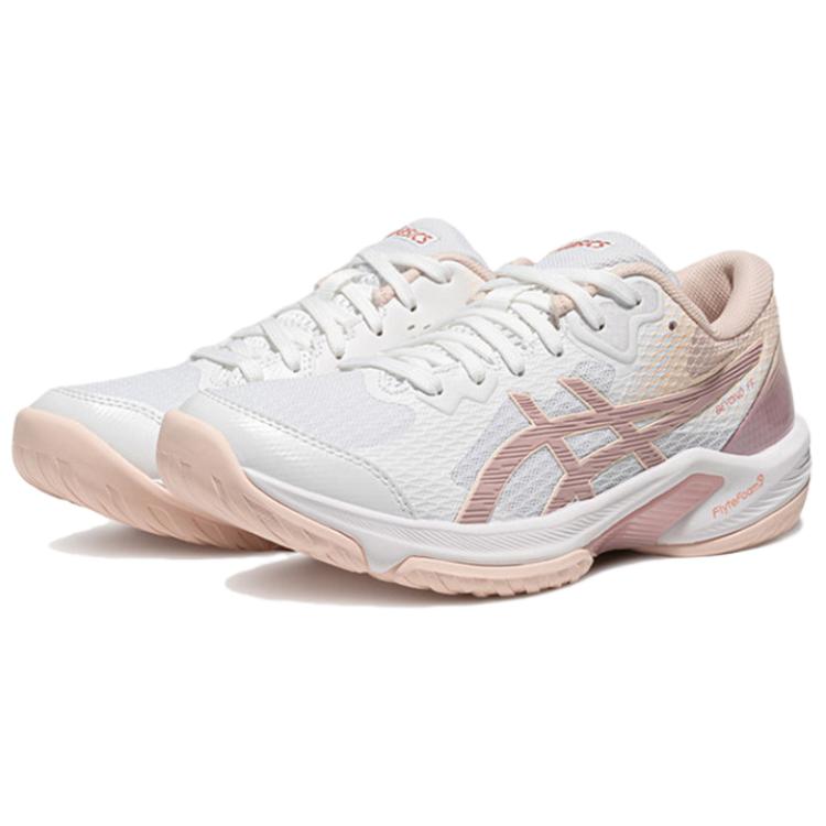 Asics Beyond FF Кроссовки для бадминтона с низким верхом Женские Бело-розовые 1072A095-107