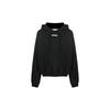 Off-White Черные мужские топы с капюшоном с маркером OMBB037E20FLE0021025