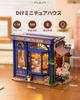 ROBOTIME Миниатюрный дом Кукольный домик DIY Миниатюрный набор Кукольный домик со светодиодной подсветкой Мини-модель Набор Аксессуар для фигурки DIY Поделка Игрушка для детей и взрослых Крис