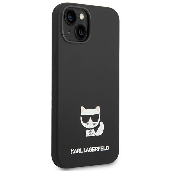 Etui do iPhone 14 Plus Karl Lagerfeld Silicone Choupette Czarny