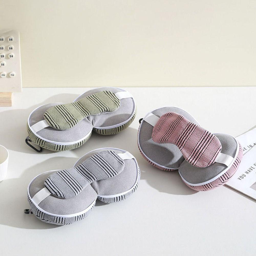 Light-blocking Travel Pillow 2 In 1 Nap Pillow Portable Neck Pillows Airplane