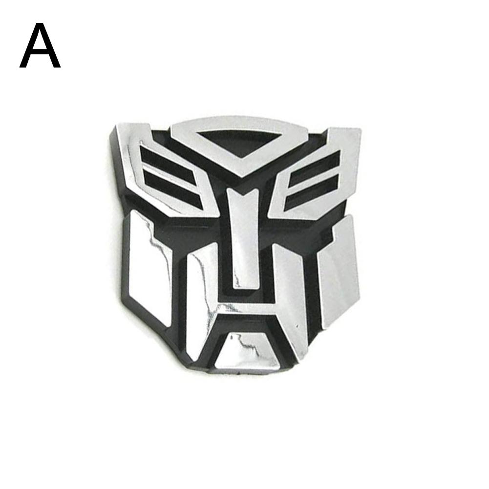 1 шт. Автомобиль Алюминиевый сплав Эмблема Автоботы Трансформеры Наклейки с логотипом на кузов автомобиля, заднюю крышку багажника, боковое окно, Декоративные аксессуары