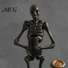 Halloween Candle Holder Skeleton Holder, Gothic Resin Hand With Stable Base And Standing Candlestick Holders for Table Mantel Decor Stand