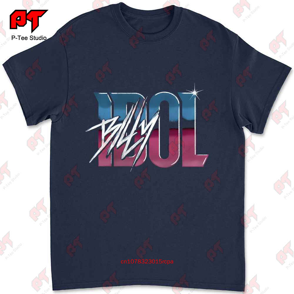 Vintage Logo Billy Idol T Shirt 0W43