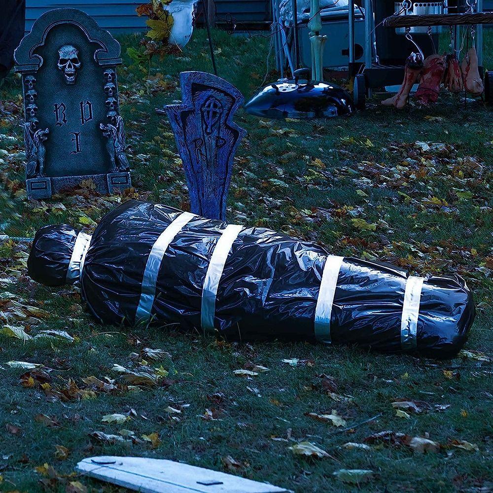 Scary Hanging Corpse Inflatable Halloween Ornament Halloween Decorations Dead Victim Props  Yard