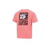 Natural Borders Floral Print Sports Casual Tee Men Tops Pink DX9463-655