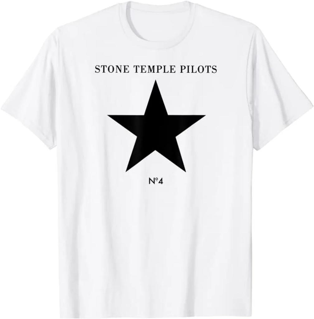 American Rock Band Stone Temple Pilots Graphic Print Tshirt Unisex Women Loose Casual Oversized Tee Streetwear Hip Hop Fashion Top