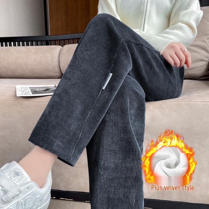 Женские узкие брюки-гаремы - Стильные узкие прямые штанины для осени, весны и зимы 2025