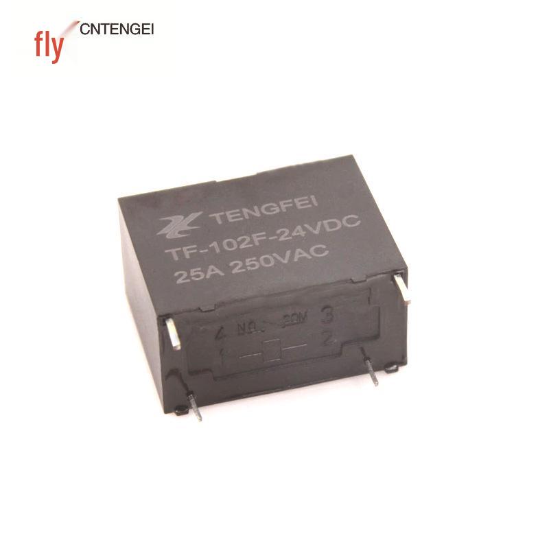 Tengfei 102F Универсальное Высокомощное 4-контактное Электромагнитное Реле 12В/24В