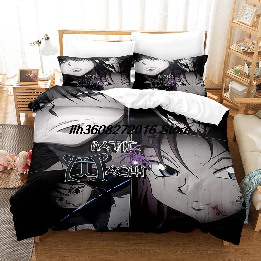 3D Printing Anime HUNTER×HUNTER Feitan Bedding Set Single Twin Full Queen King Size Bed Set Adult Kid Bedroom Duvet Cover Sets