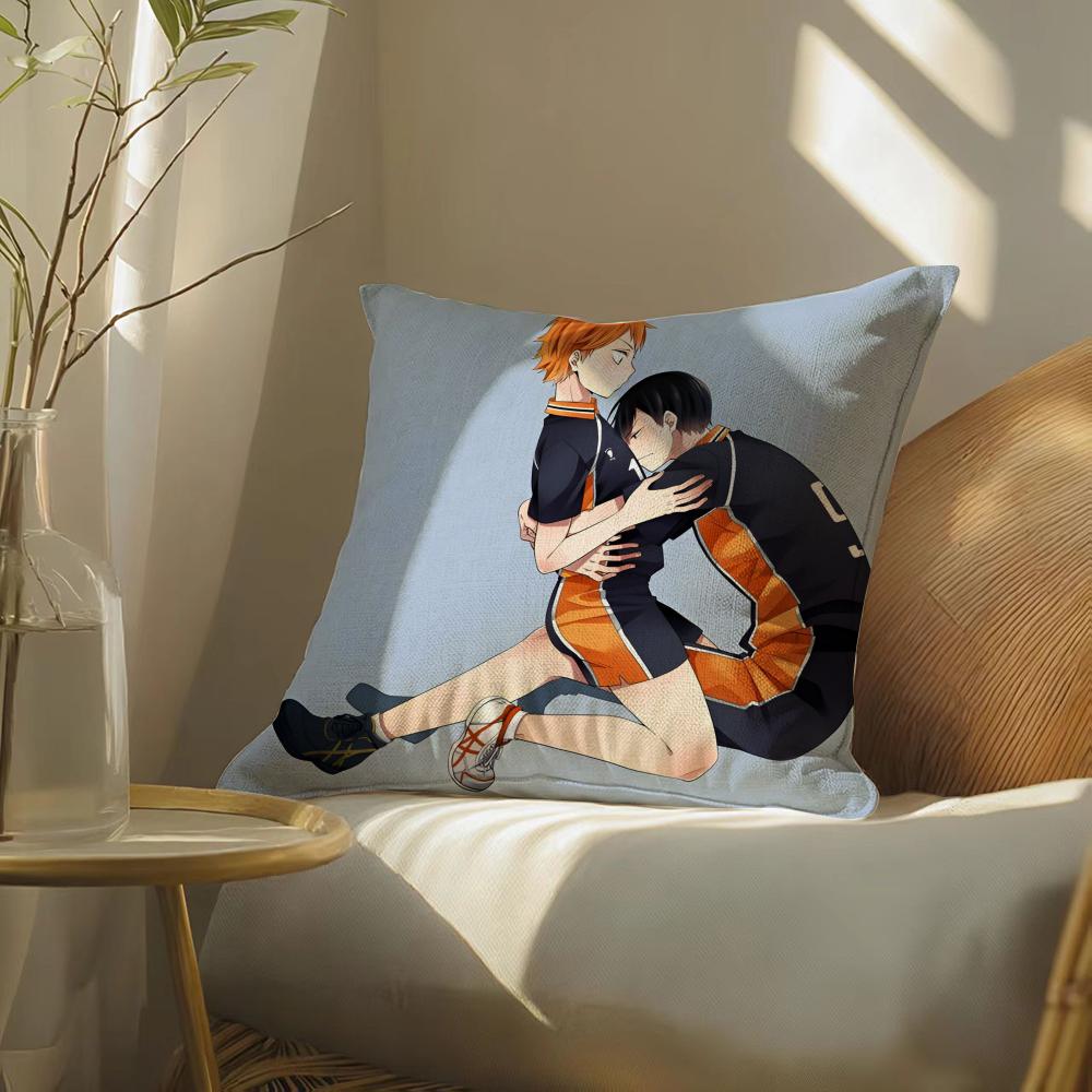 Haikyuu Pillow Case Pillowcase, Double-Sided Printed, Sofa Cushion, Bedroom Headboard