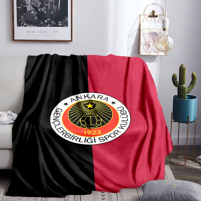 Genkelbigli Club Sports Blanket Flannel Throw for Sofa, Indoor, Camping, Living Room, Office, Chair, And Bed Soft Birthday Gift