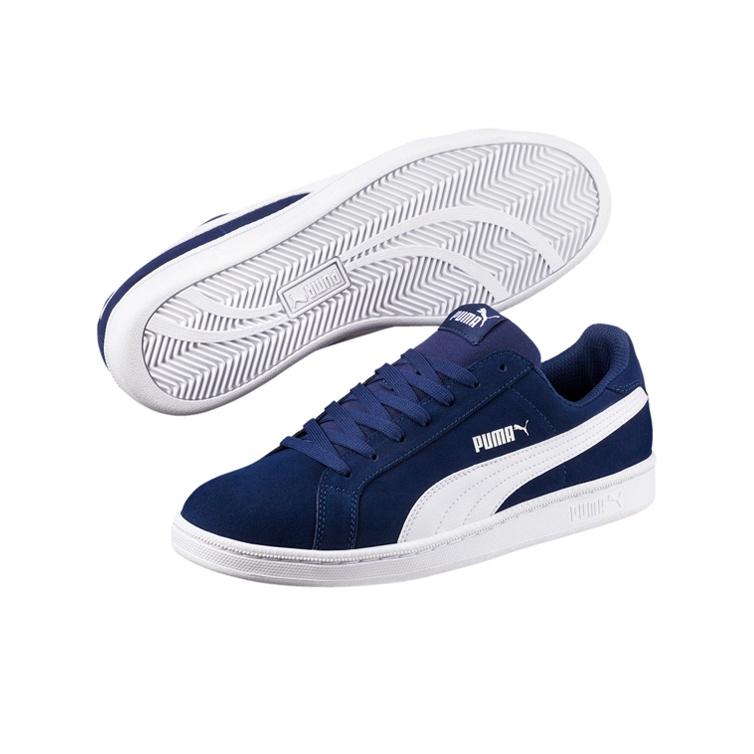 Puma Низкие кеды Smash Series из замши, унисекс, темно-синие 361730-20