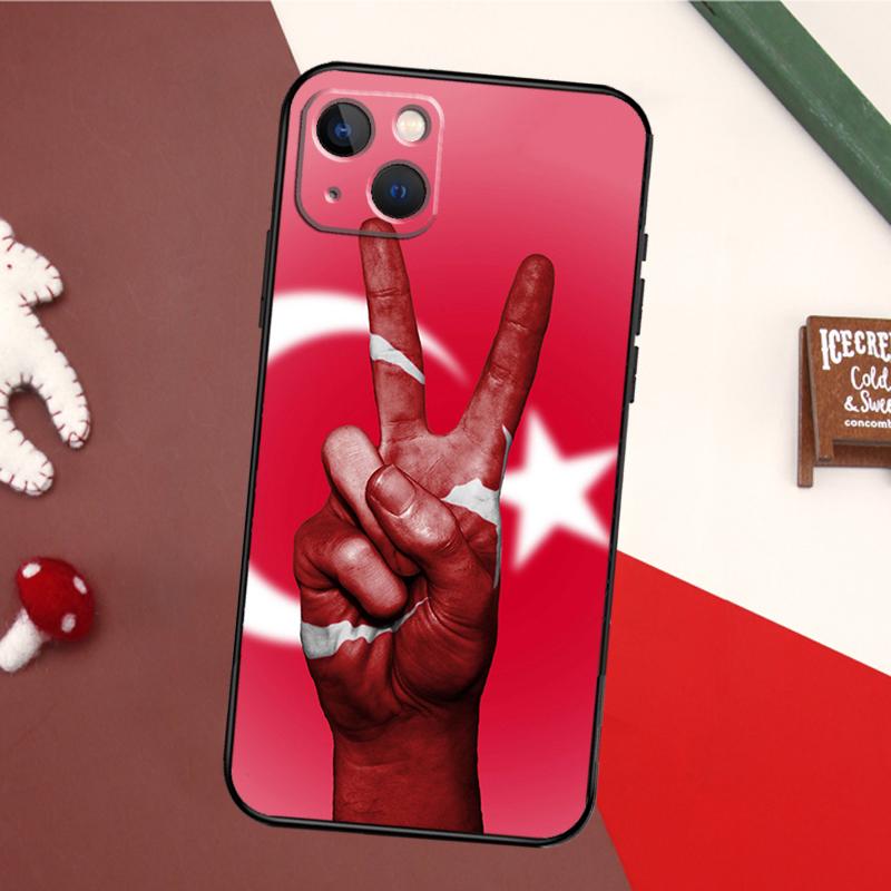 Турция Турецкий Флаг Чехол Для iPhone 14 Pro Max 16 15 11 12 13 17 Pro Max mini 15 16 Plus 16e 17 Air Задняя Крышка