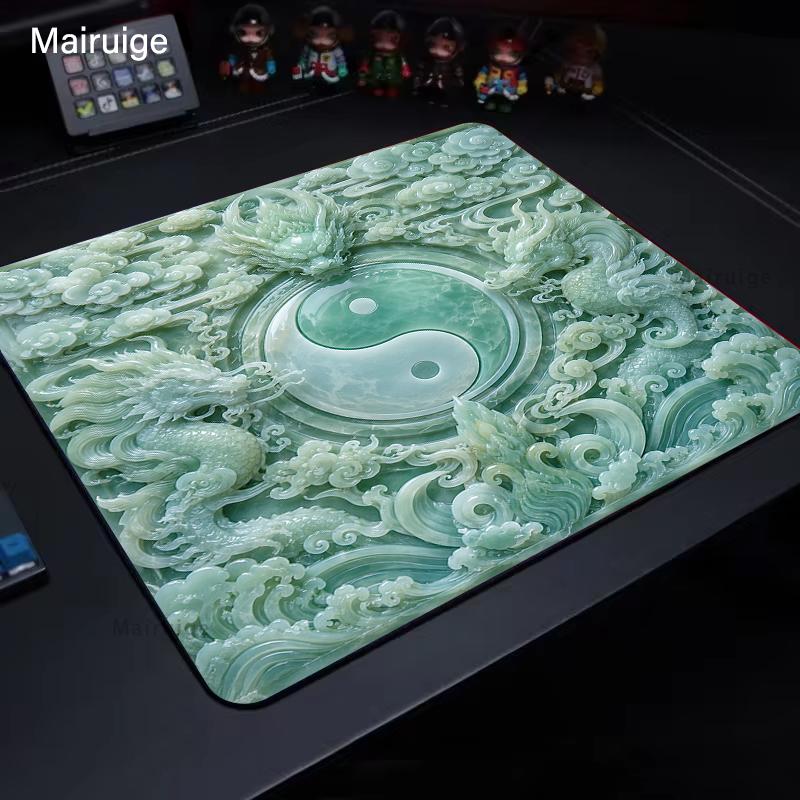 Yin-yang Balance E-Sports Mousepad Gaming Decoration Pc Desk Accessories Mouse Mat Carpet Office Decor Setup Gamer Deskpad