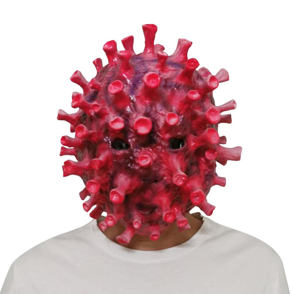 New virus mask, Halloween latex coronavirus2019ncov Teaching model mask Mask