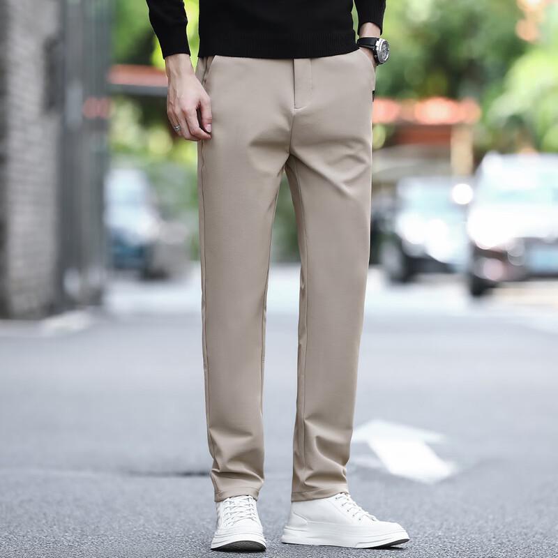 JEEP Men's 2025 Business Casual Elastic Straight-Leg Pants