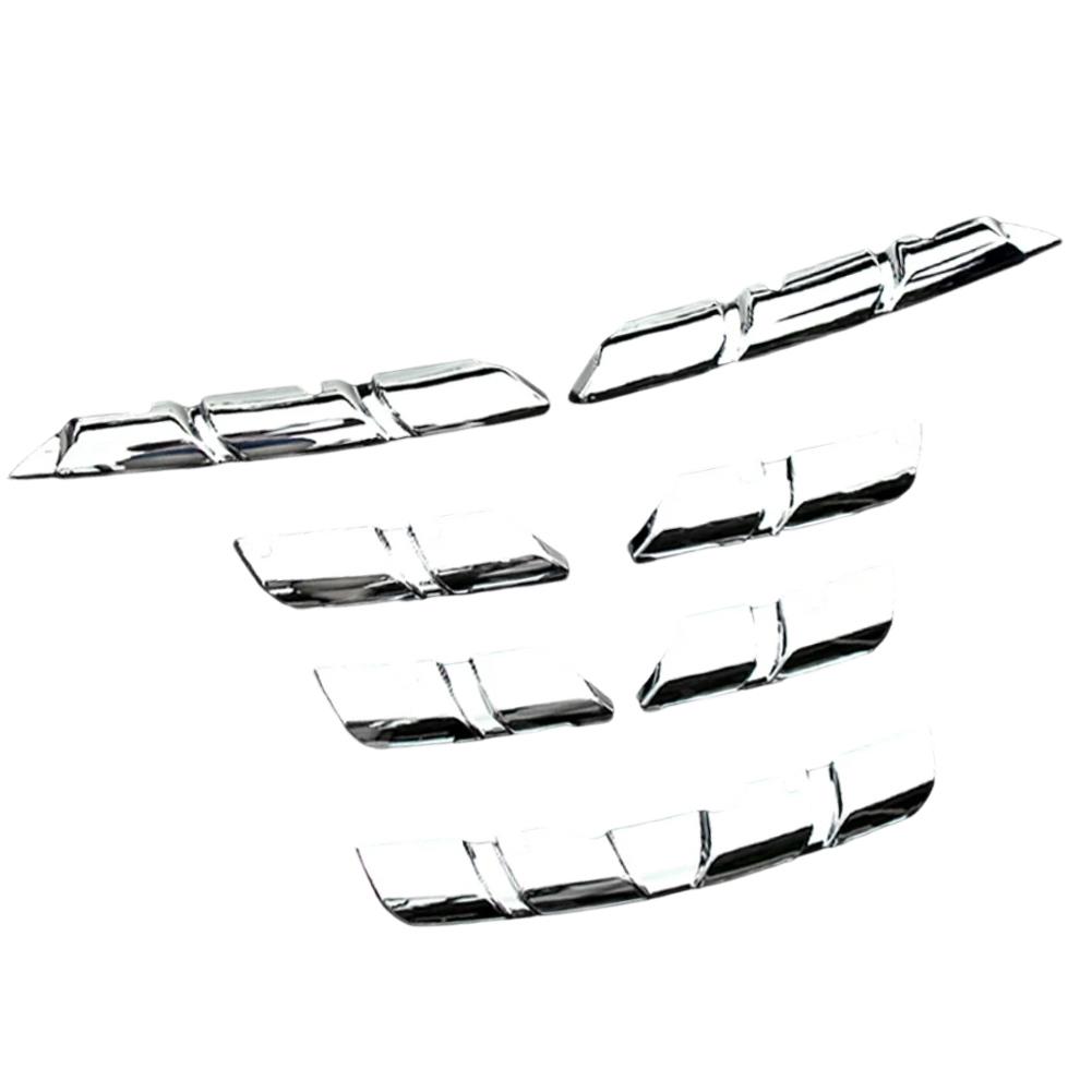 Накладка на решетку воздухозаборника из АБС-пластика для Renault Kadjar 2016 2017 2018, передняя верхняя и нижняя сетчатая защитная накладка, сменная отделка