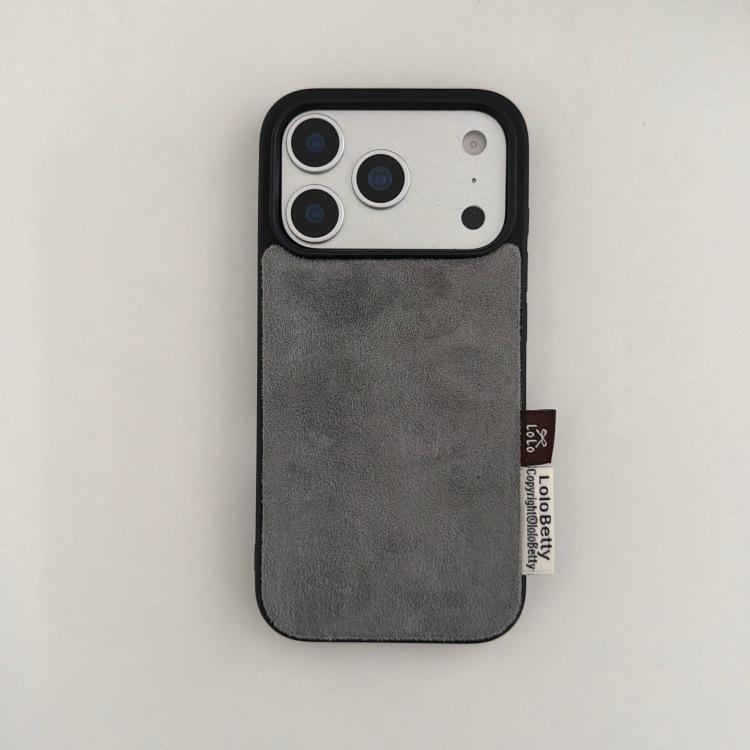 Осень/Зима Ретро Однотонный Замшевый Плюшевый Чехол для iPhone 17 Pro Max/16P/15/14