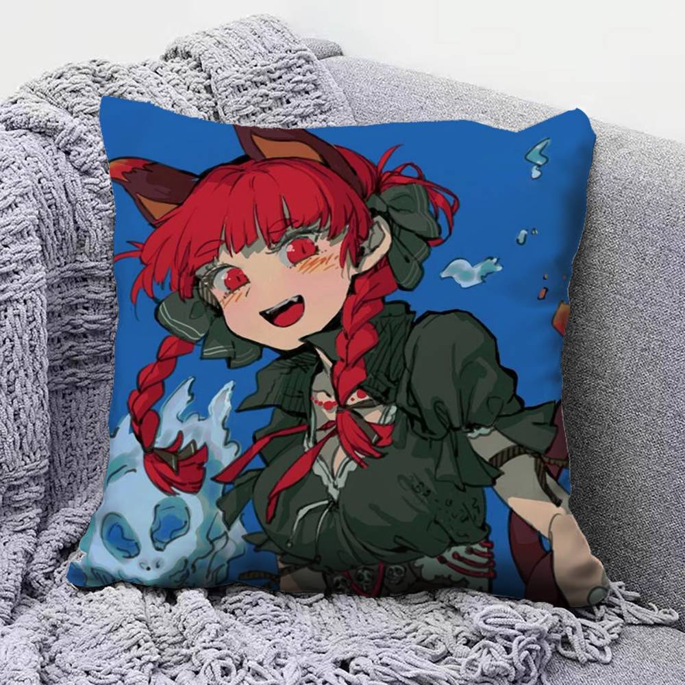 Подушки с принтами Touhou Project, Наволочки для диванных подушек, Декоративные наволочки на заказ
