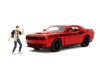 The Walking Dead 2015 Dodge Challenger Diecast Car Glenn Figure Teen Adult Toy 124 & 2.75" &