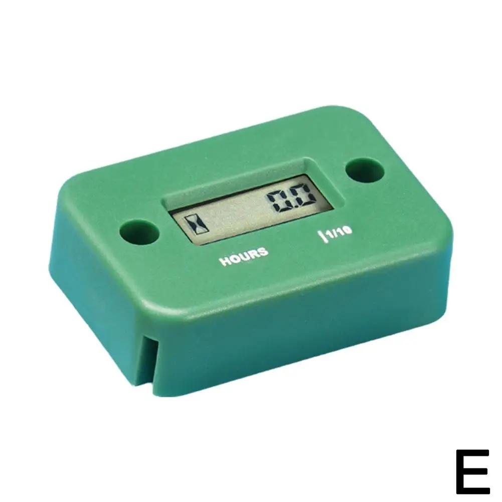 Мотоциклетные приборы Тахометр двигателя R Счетчик моточасов Водонепроницаемый ЖК-дисплей Цифровой датчик для автомобиля лодки R C5w8