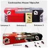 10Pcs Cockroach Repellent Pitfall House Killer Insect Glue Bait Trap Sticker