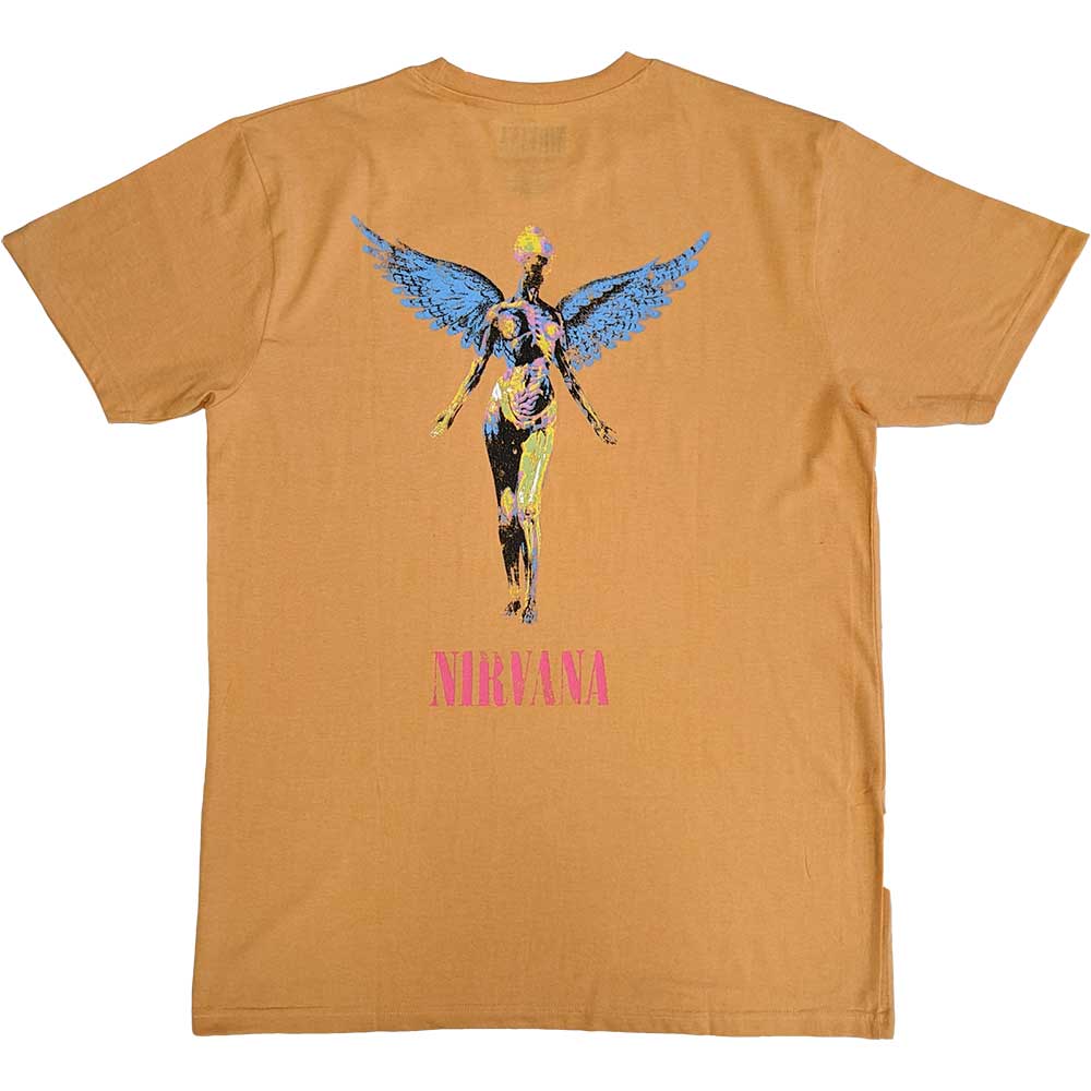 Nirvana Футболка унисекс для взрослых In Utero Angel Back Print