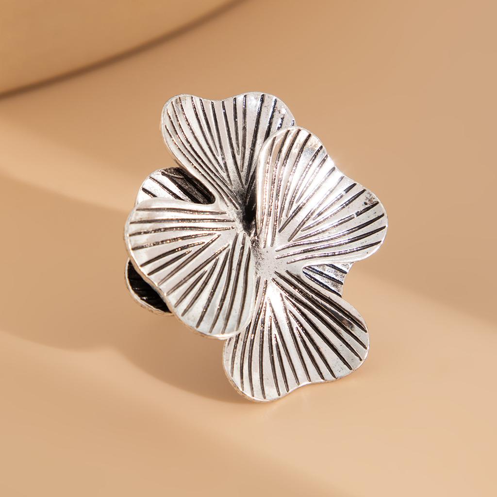 Повседневный стиль круглое полое кольцо из сплава старинный золотой цвет модные нерегулярные винтажные цветочные геометрические кольца на костяшки пальцев