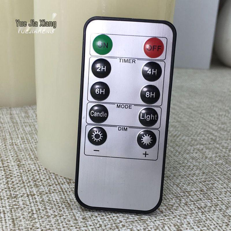 Перезаряжаемая светодиодная свеча с 10-кнопочным пультом дистанционного управления и имитацией качающегося пламени для романтических предложений и вечеринок