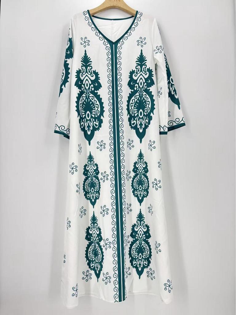 Middle East & Saudi Arabian Long Robe: Dubai, Turkey, Indonesia Tourism Hot Stamping