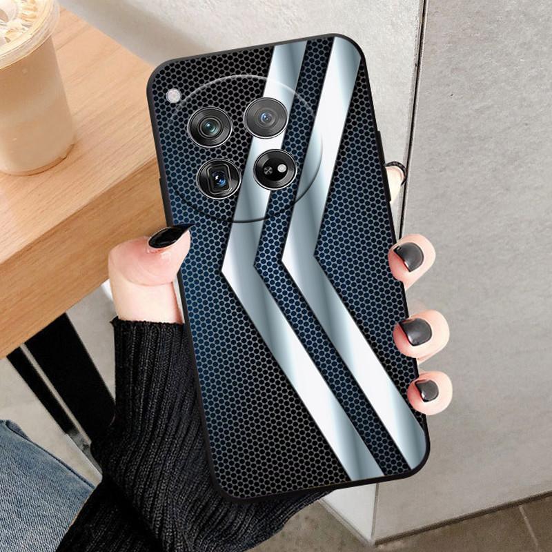 For OnePlus 12 Case Cover For OnePlus12 Fundas New Black Soft Silicone TPU Protective Phone Case For One Plus 12 Bumper Coque