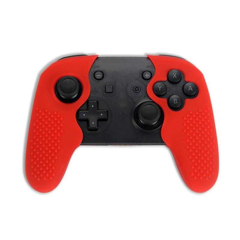 Разделенный противоскользящий силикон для чехла Для контроллера Switch Pro Наклейка на консоль Геймпад Джойстик Защитный чехол Чехлы Аксессуар