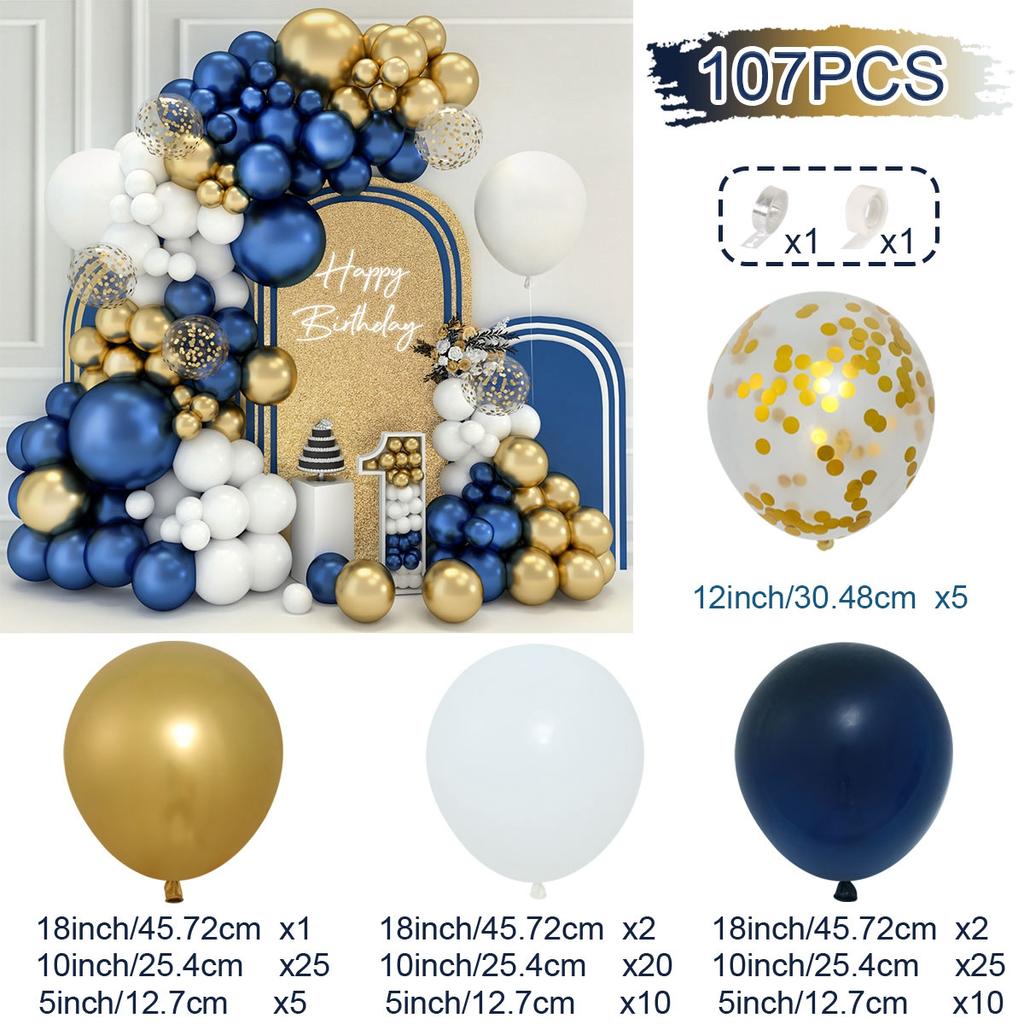Темно-синие золотые шарики-макаруны гирлянда арка комплект свадьба день рождения вечеринка декор конфетти латексные шары для детей декор для детского душа