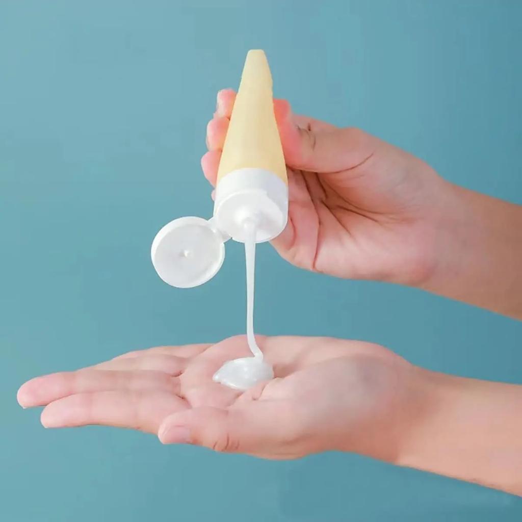 3 шт. - Бутылочки, Портативные мягкие контейнеры для лосьона, Многоразовые косметические бутылочки для геля для душа и шампуня