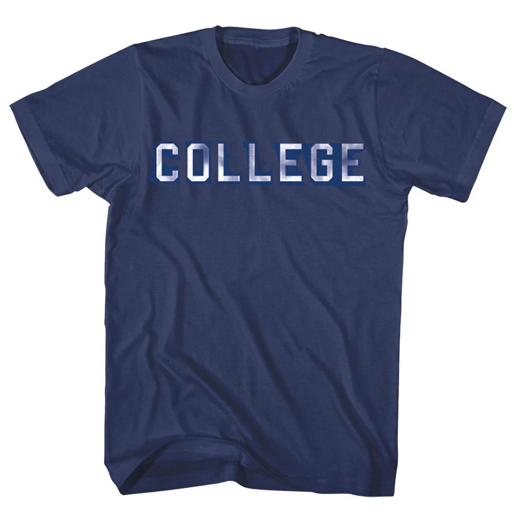 Animal House Vintage College Men's T Shirt Belushi Faded White Comedy Classic