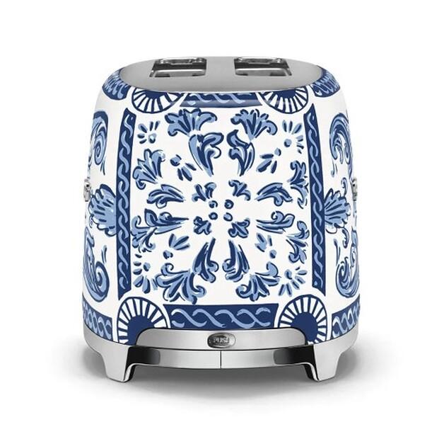 Тостер Smeg Blu Mediterraneo 2 ломтика (TSF01DGBEU)