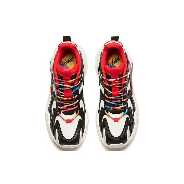 Anta Кроссовки мужские с низкой амортизацией, износостойкие, белые, черные, красные 112018882-7