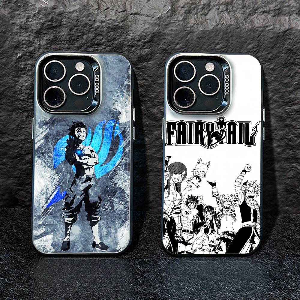 ЧЕХОЛ ДЛЯ ТЕЛЕФОНА ANIME A-FAIRY TAIL Для iPhone 17,16,15,14,13,12,Pro MAX Черный Матовый Ударопрочный Чехол