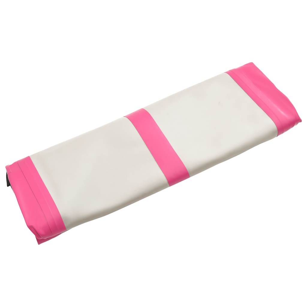 Inflatable Gymnastics Mat with Pump 300 x 100 x 15 cm PVC Pink