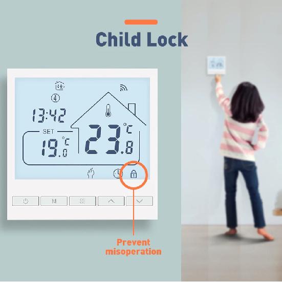 Beok Tuya Wifi Thermostat For Gas Boiler Warm Floor Heating Digital Temperature Controller Works With Alexa Google Home