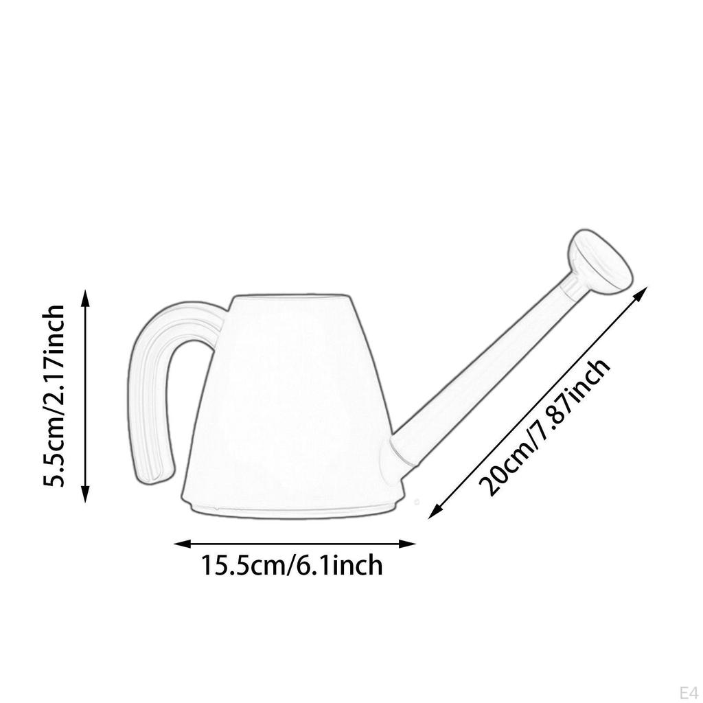 Маленькая лейка со съемной насадкой 1,8 л, длинный носик, горшок для воды для садовых растений