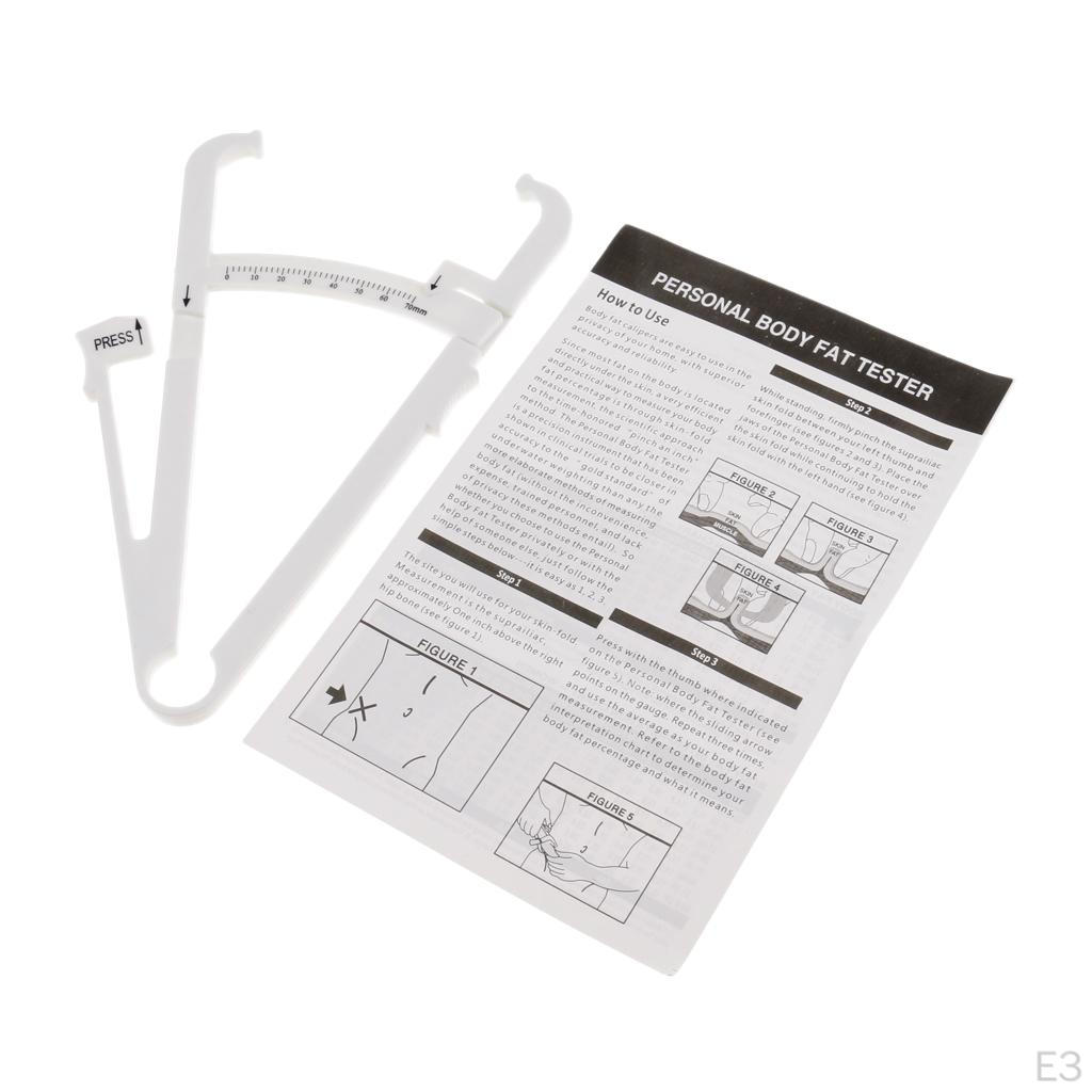 Caliper Fitness Fold Skin Measure Calipers Skinfold Test