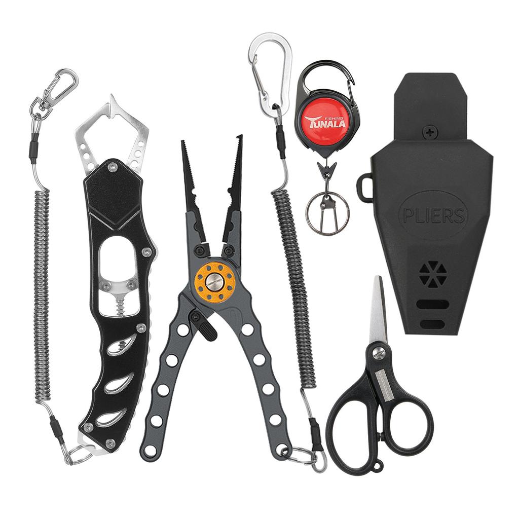 Zinger Retractor Мультифункциональный набор рыболовных плоскогубцев с ножницами для рыбы Zinger Retractor Рыболовные снасти