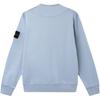 STONE ISLAND Коллекция Весна-Лето SS26 Однотонная толстовка с круглым вырезом и ребристым краем, логотип на левой руке, удобная L1S156100060S0051-V0024
