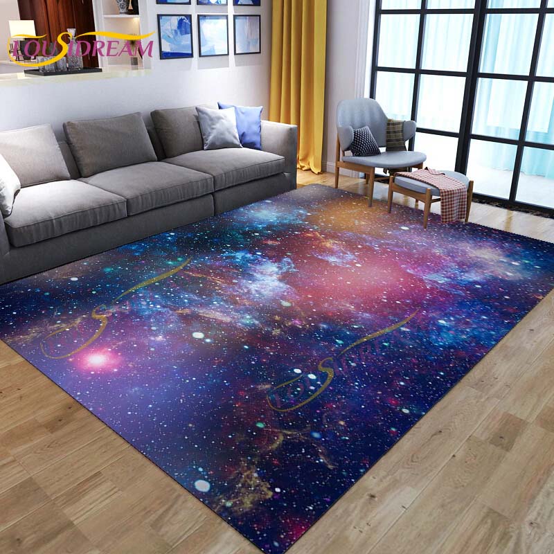3D цветной космический коврик Galaxy ковер звездное небо ковер для гостиной спальня диван планета ковер детский игровой коврик напольный коврик домашний декор