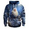 Christmas Men's Santa Claus 3D Hoodies Graphic Santa Claus Fashion 3D Print Sports Outdoor Holiday Hoodies
