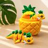 Держатель для заколок в виде ананаса, 3D-печатная фигурка дракона, Креативные игрушки-антистресс, Игрушка-декорация на окно с подвижными суставами, Гибкие игрушки-антистресс для стола
