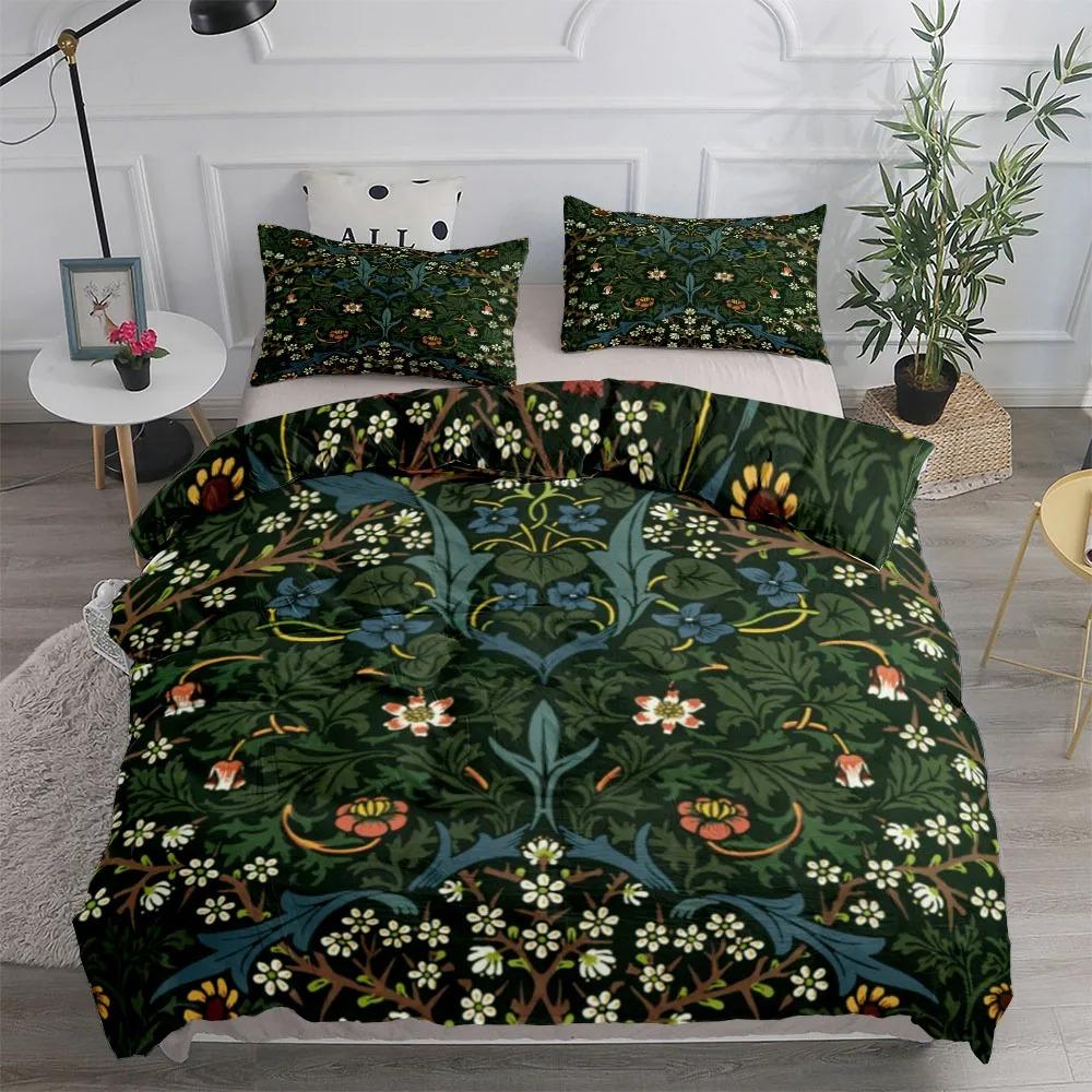 Комплект постельного белья William Morris Victorian King Queen Double Full Twin Single Size